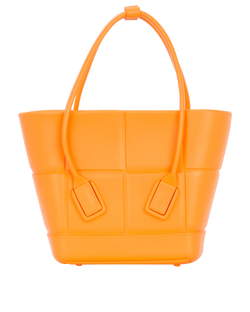 Small Arco Tote, Rubber, Orange, MII, DB, 3*